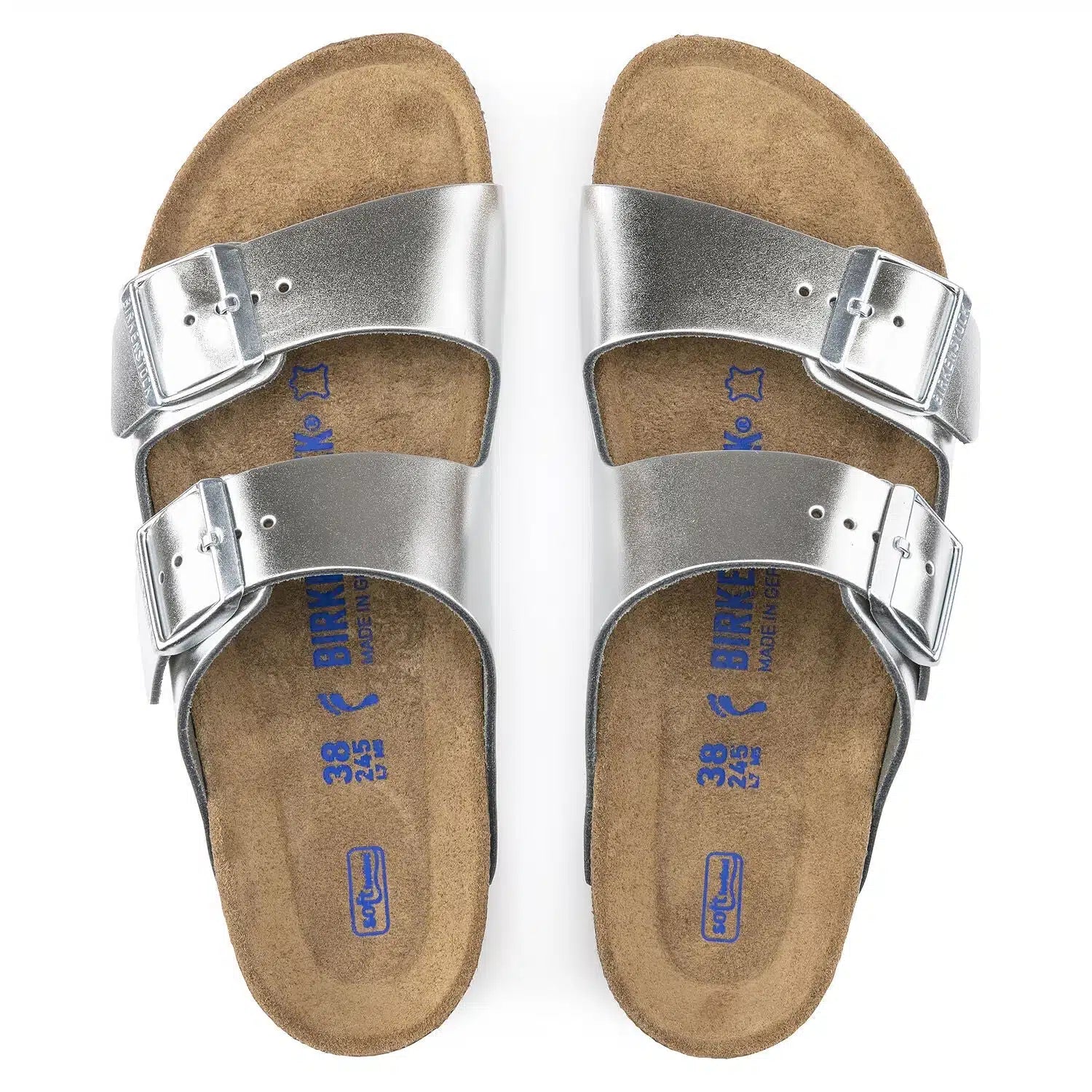 Birkenstock Arizona - Argento