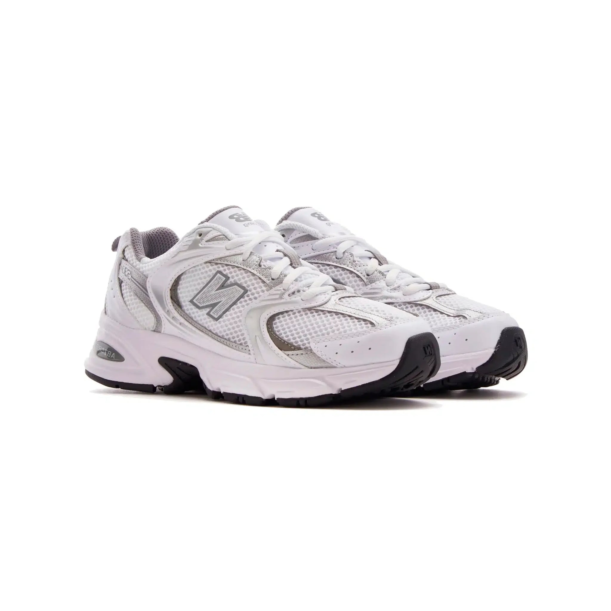 Chaussures de course et de style de vie New Balance 530 pour hommes - Blanc et gris