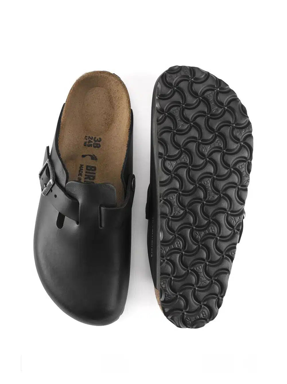 Birkenstock Boston Zoccoli unisex - Nero