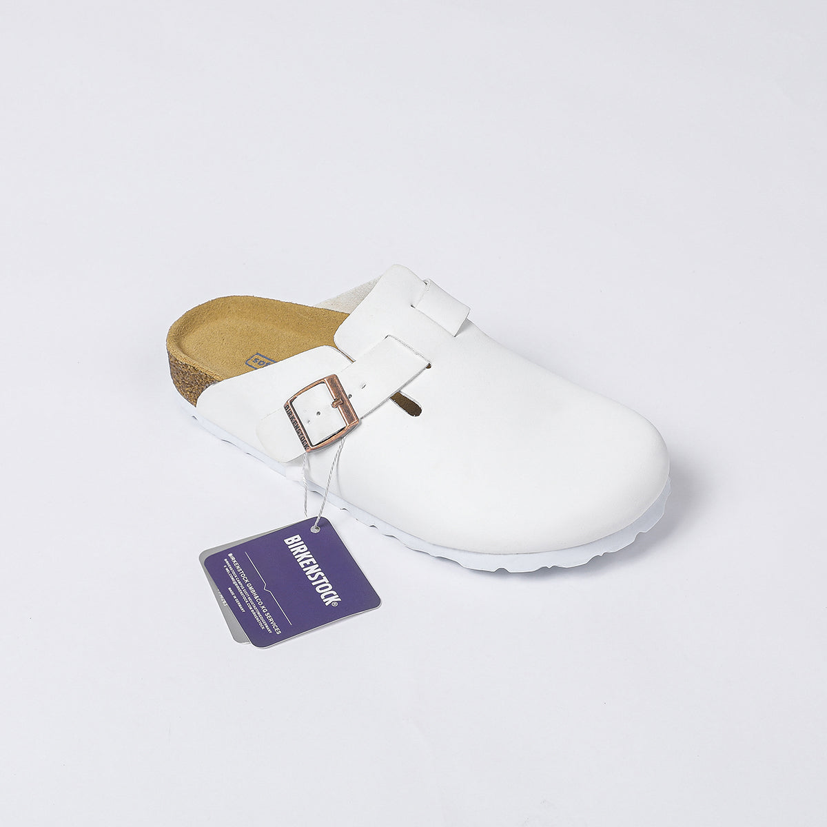 Birkenstock Boston – Zoccoli classici - Bianco