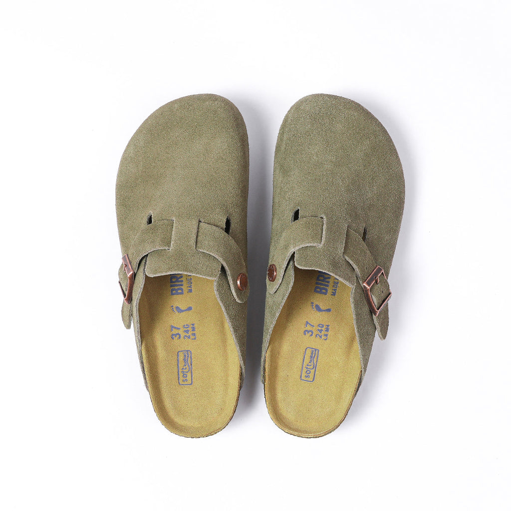 Birkenstock Boston Sabot classici - Verde oliva
