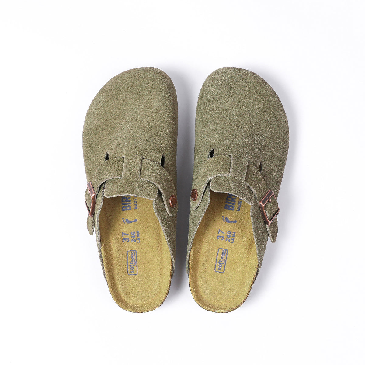 Birkenstock Boston Sabot classici - Verde oliva