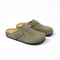 Birkenstock Boston Sabot classici - Verde oliva
