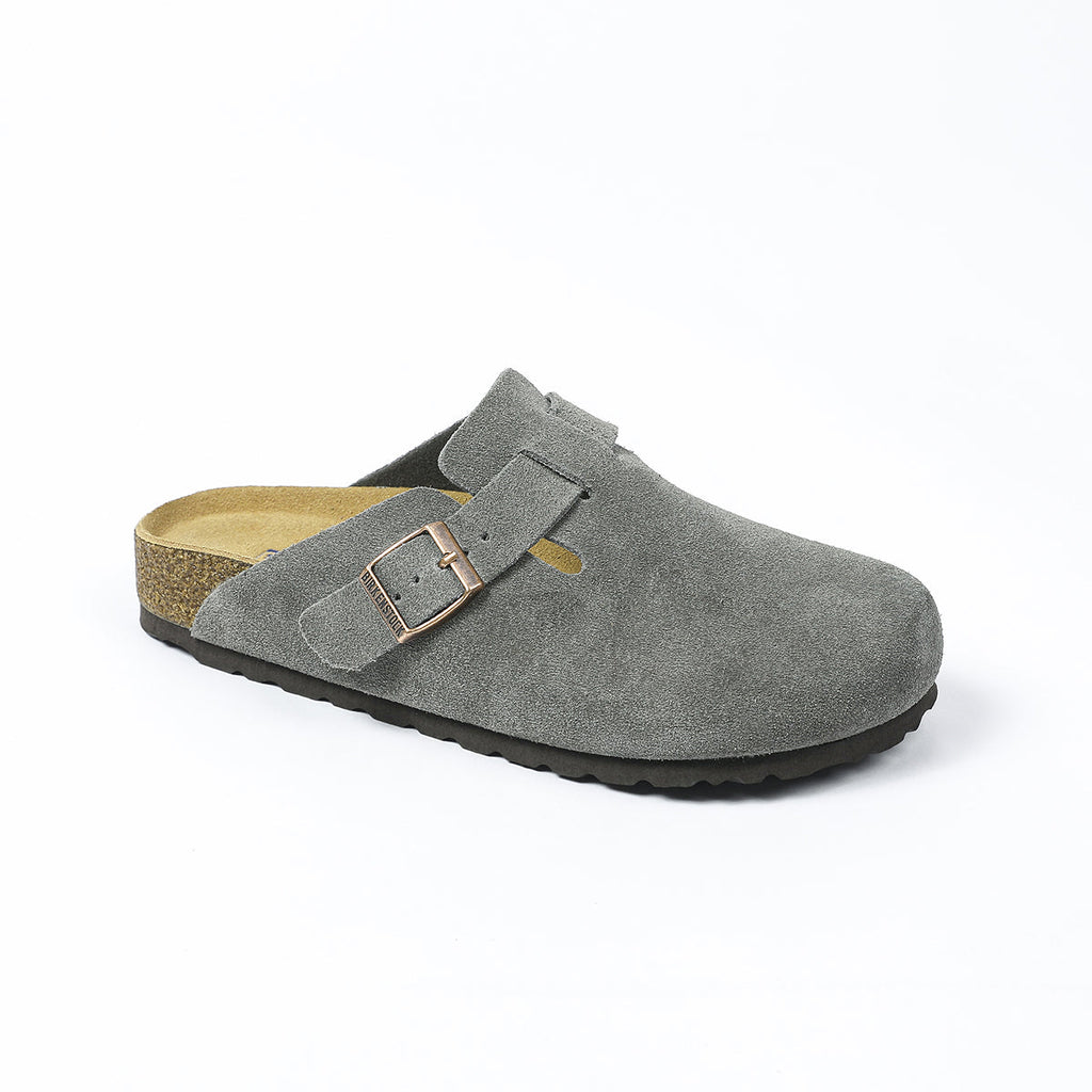 Birkenstock Boston – Zoccoli classici grigio scuro