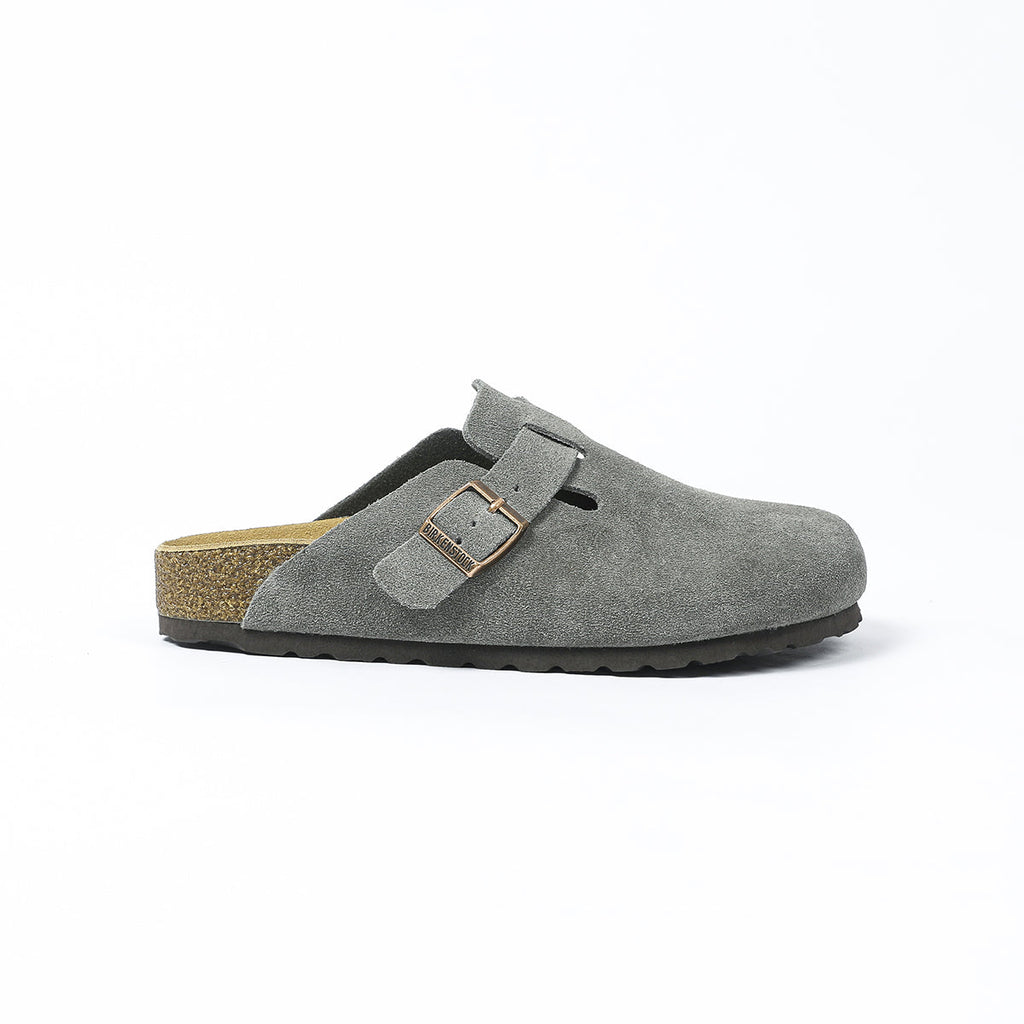 Birkenstock Boston – Zoccoli classici grigio scuro