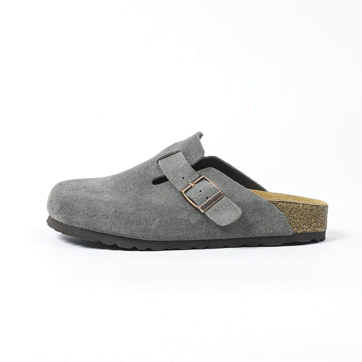 Birkenstock Boston – Zoccoli classici grigio scuro