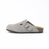 Birkenstock Boston – Sabot classici grigio chiaro