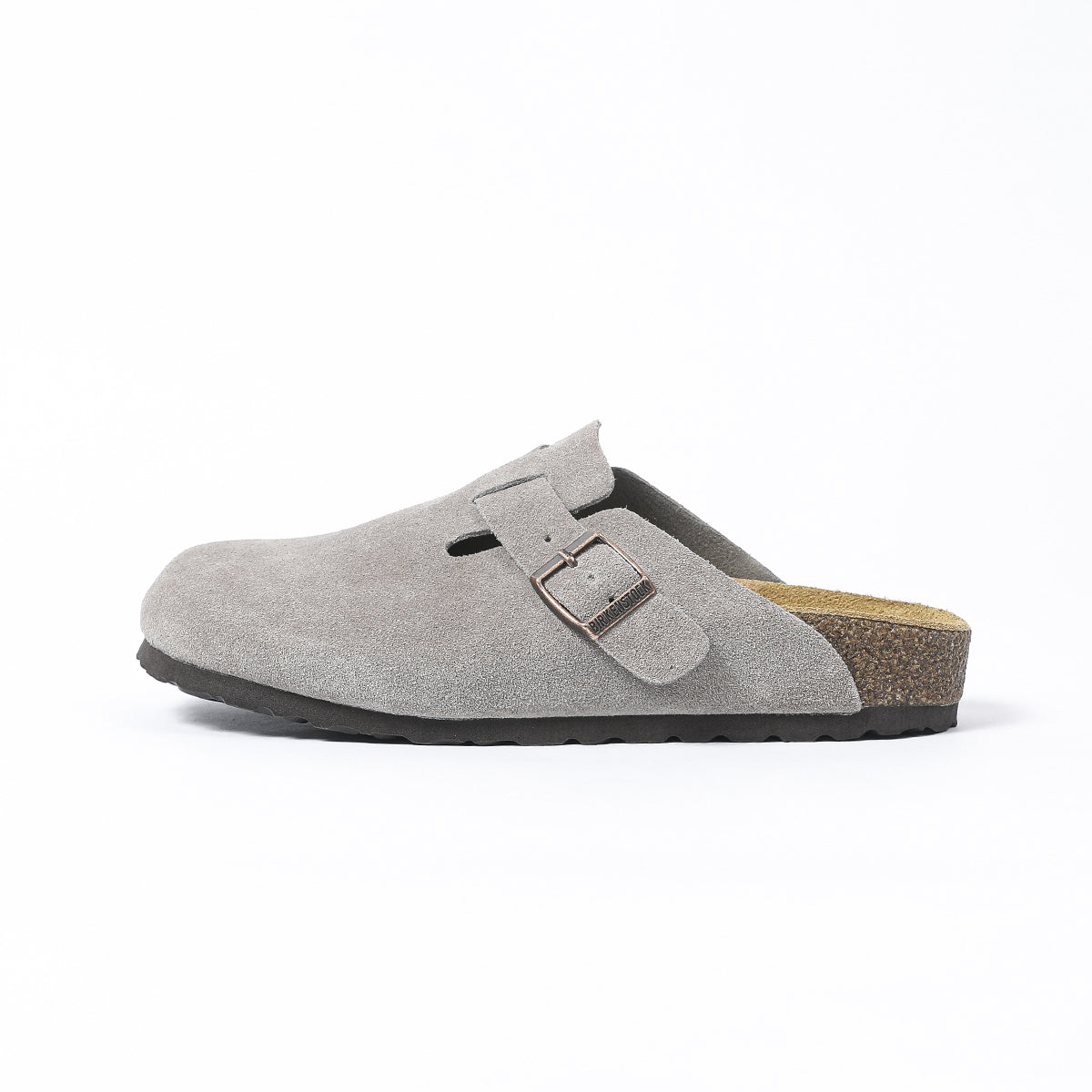 Birkenstock Boston – Sabot classici grigio chiaro