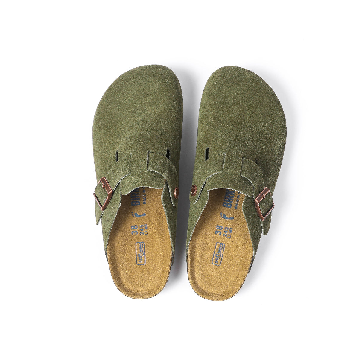 Birkenstock Boston – Sabot classici - Verde