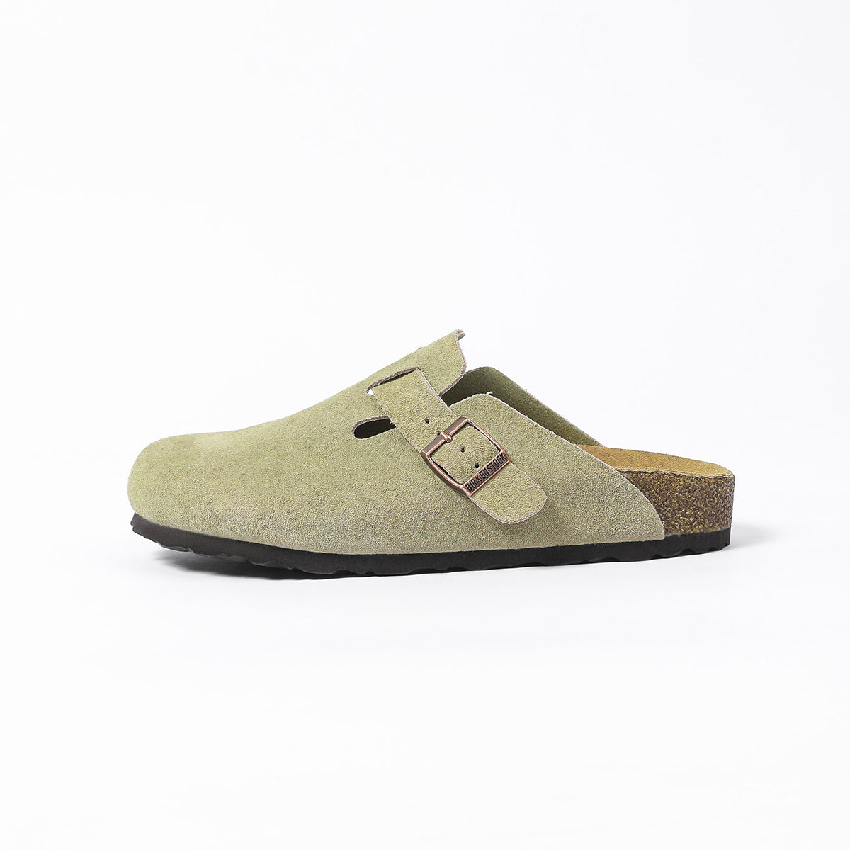 Birkenstock Boston Zoccoli Classici - Verde Oliva Chiaro