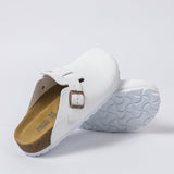 Birkenstock Boston – Zoccoli classici - Bianco
