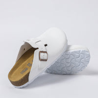 Birkenstock Boston – Zoccoli classici - Bianco