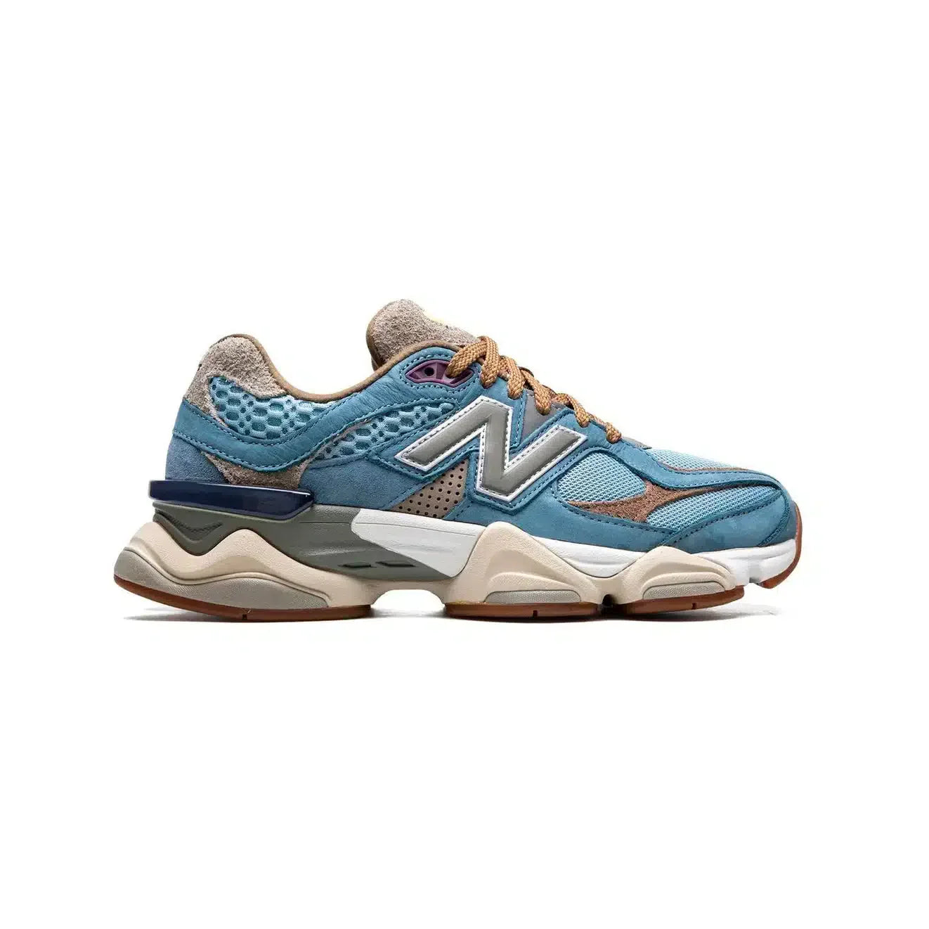New Balance 9060 x Bodega Sneakers rétro da uomo blu chiaro e marrone