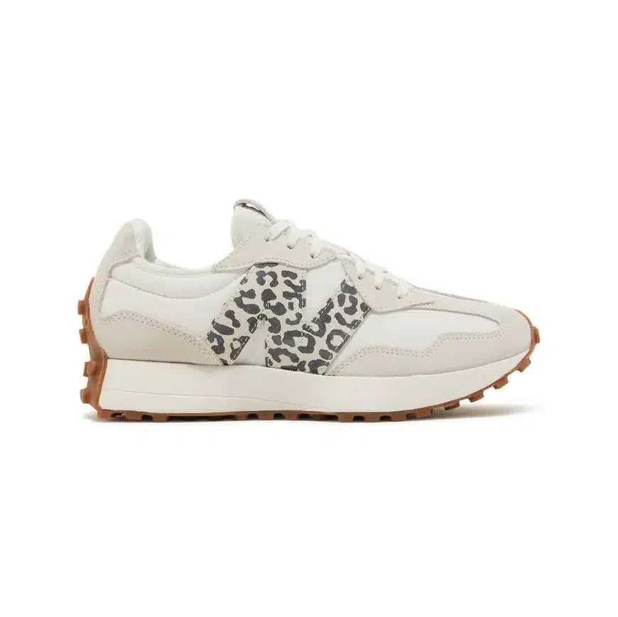 New Balance 327 – Sneakers da donna con stampa leopardata beige – Casual ed eleganti