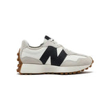 New Balance 327 sneakers da uomo bianche e nere, stile retrò casual