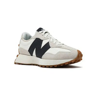 New Balance 327 sneakers da uomo bianche e nere, stile retrò casual