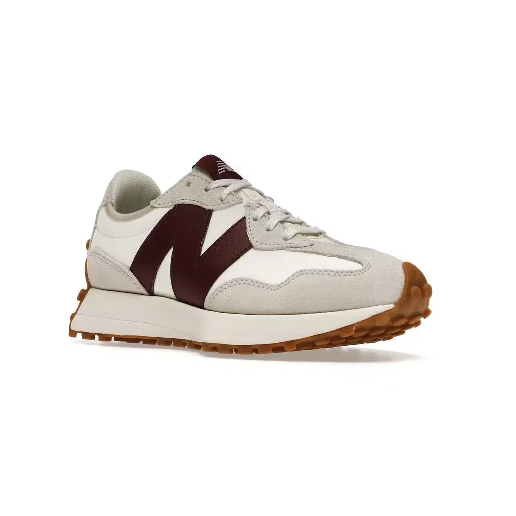 New Balance 327 Sneakers da uomo – Bianco/Bordeaux Eleganza retrò