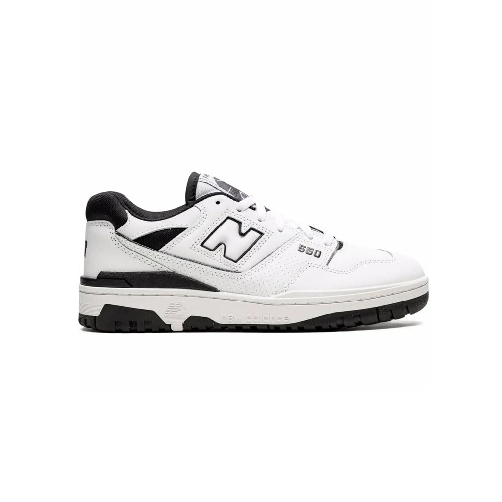 New Balance 550 Sneakers retrò a profilo basso da uomo - Bianco e Nero