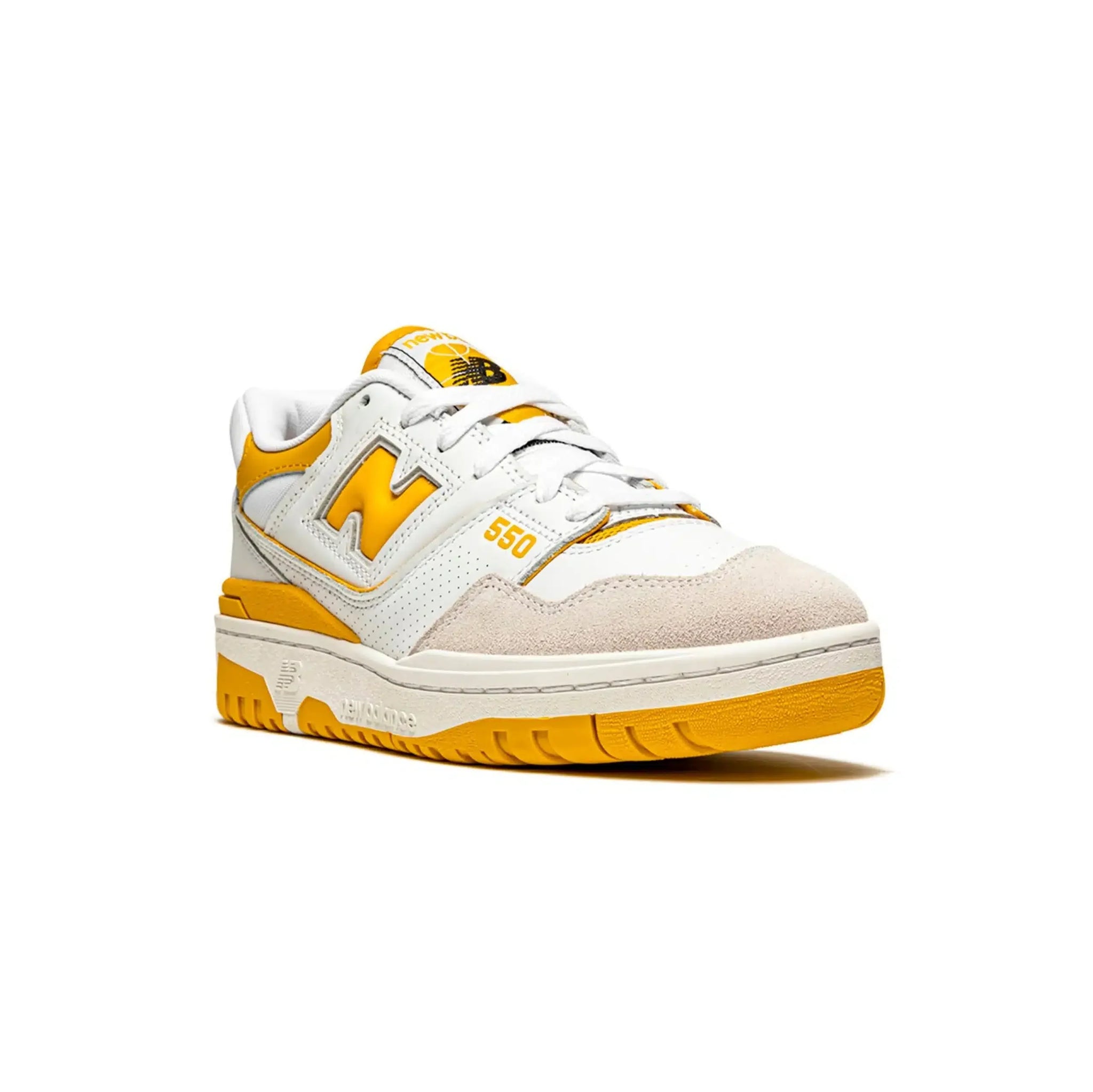 New Balance 550 Sneakers da uomo - Bianco e oro (stile sport retrò)