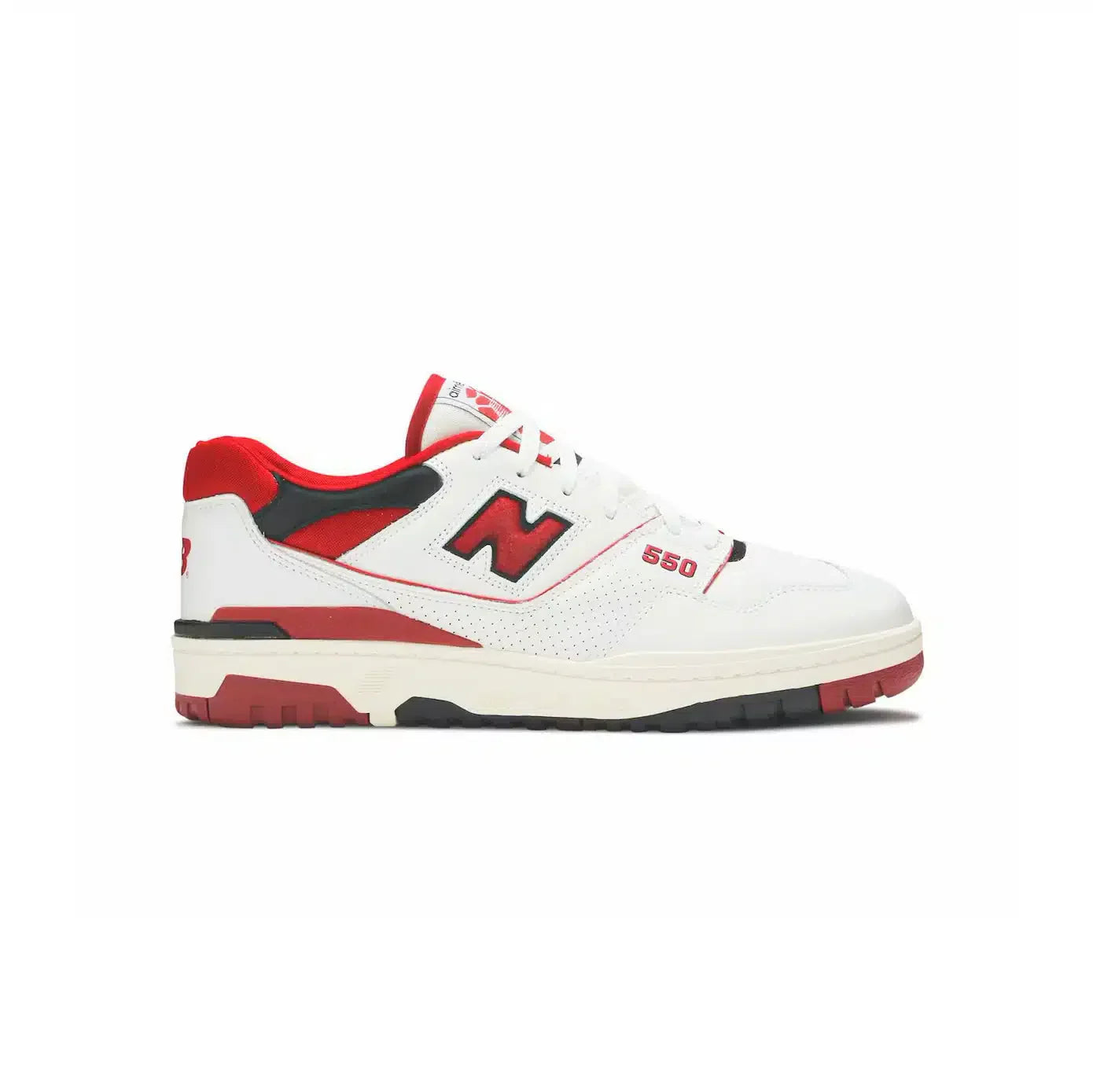 New Balance 550 x Aimé Leon Dore – Sneakers da basket retrò – Bianco e rosso