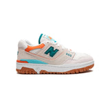 New Balance 550 Sneakers da uomo – beige, arancione e verde – stile retrò