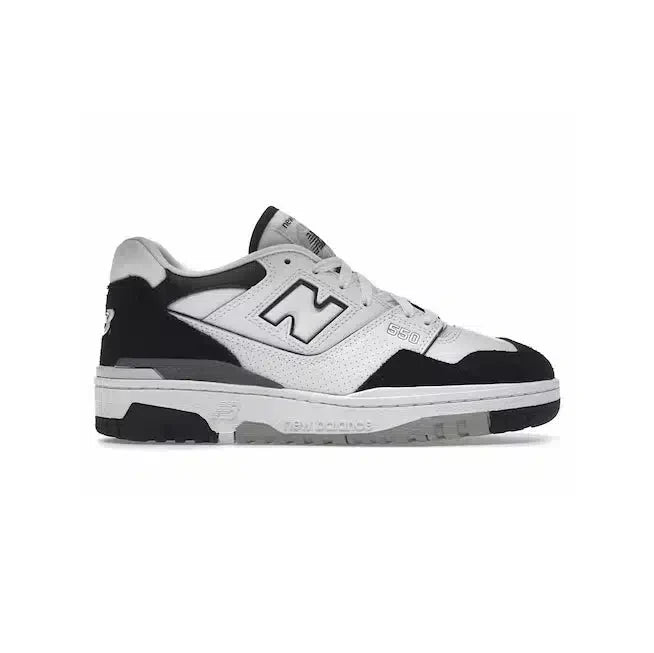 New Balance 550 sneakers sportive retrò da uomo bianche, nere e grigie