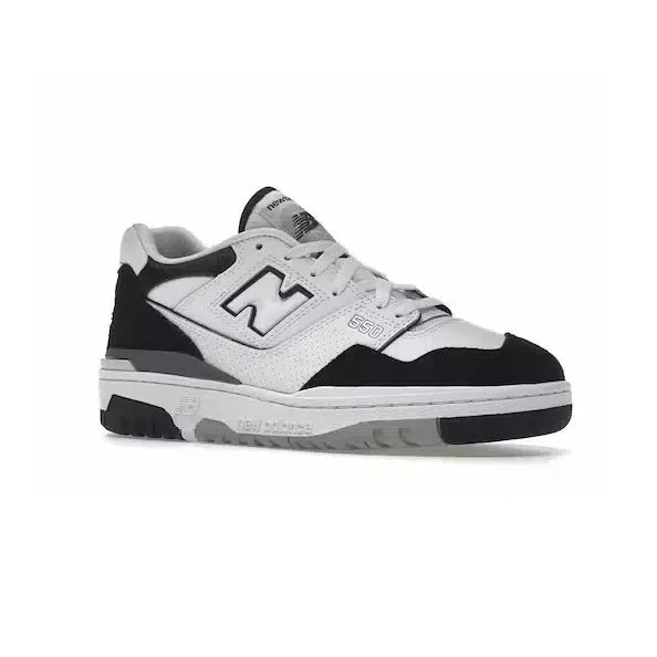 New Balance 550 sneakers sportive retrò da uomo bianche, nere e grigie