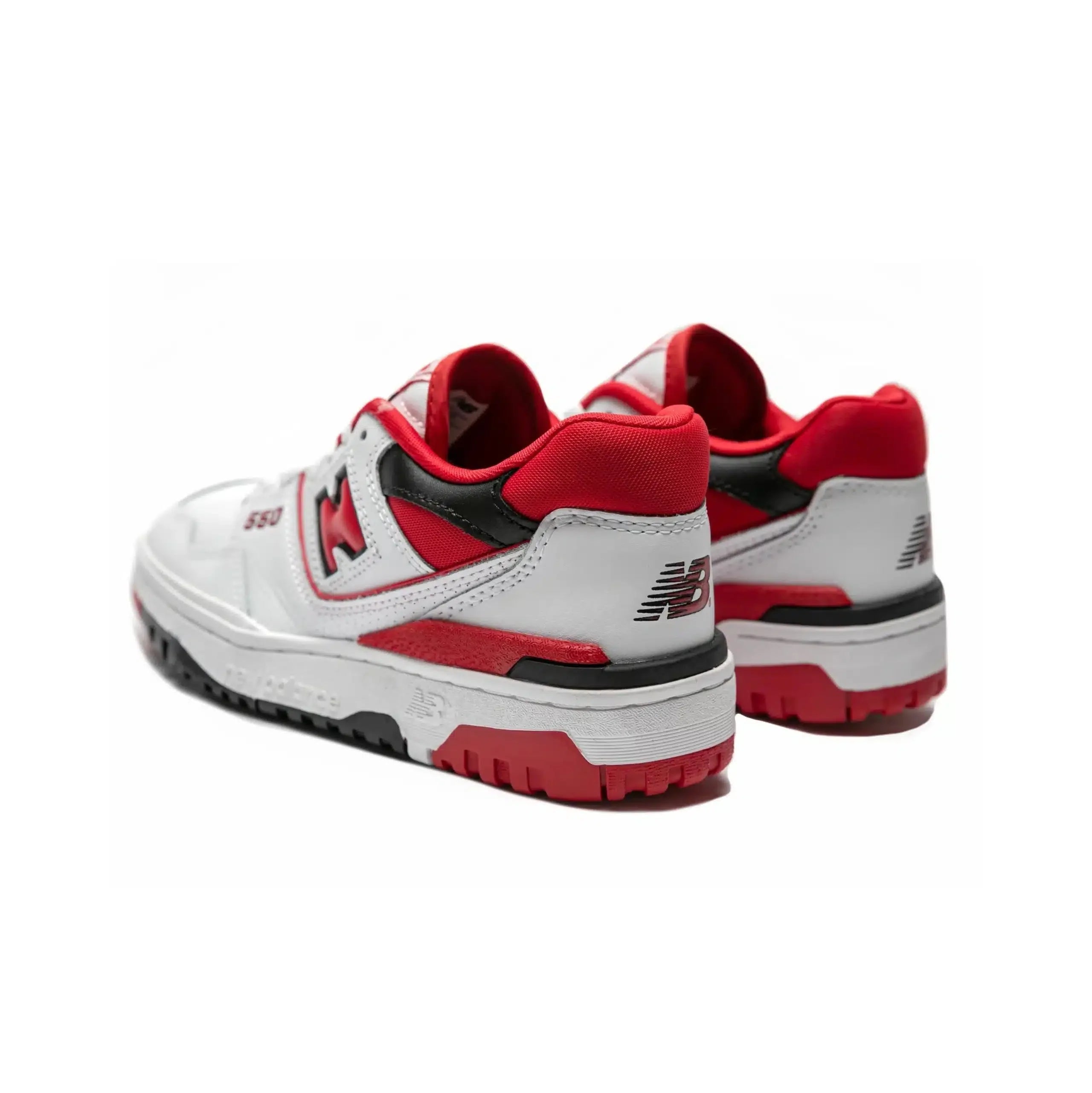 New Balance 550 Scarpe da basket da uomo - Stile rétro in bianco, rosso e nero