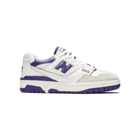 New Balance 550 Sneakers retrò da uomo bianche e viola