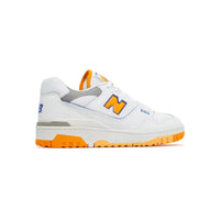 New Balance 550 Sneakers retrò da uomo – Bianco e arancione vivace