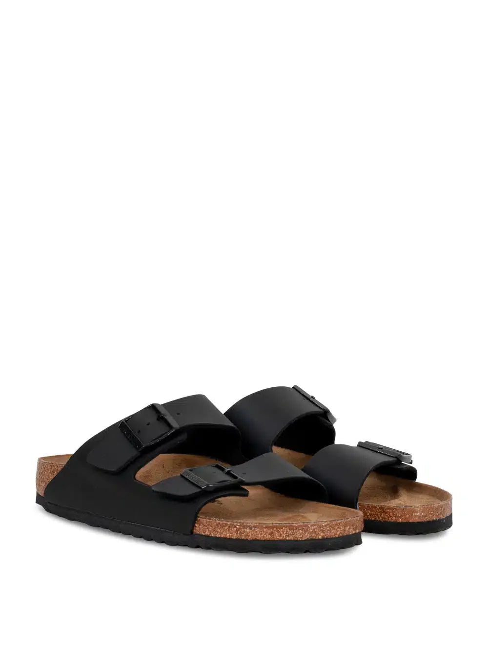 Birkenstock Arizona sandali unisex neri con plantare anatomico che offre un buon supporto