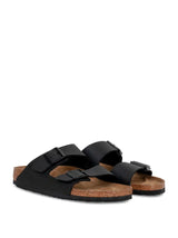 Birkenstock Arizona sandali unisex neri con plantare anatomico che offre un buon supporto