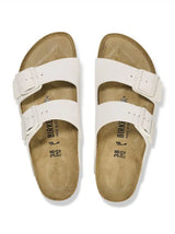 Birkenstock Arizona Sandali unisex in camoscio bianco classico