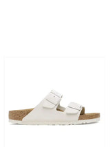 Birkenstock Arizona Sandali unisex in camoscio bianco classico