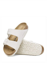 Birkenstock Arizona Sandali unisex in camoscio bianco classico
