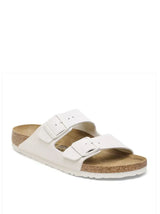 Birkenstock Arizona Sandali unisex in camoscio bianco classico