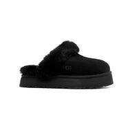 UGG Disquette – Pantofole con plateau nere