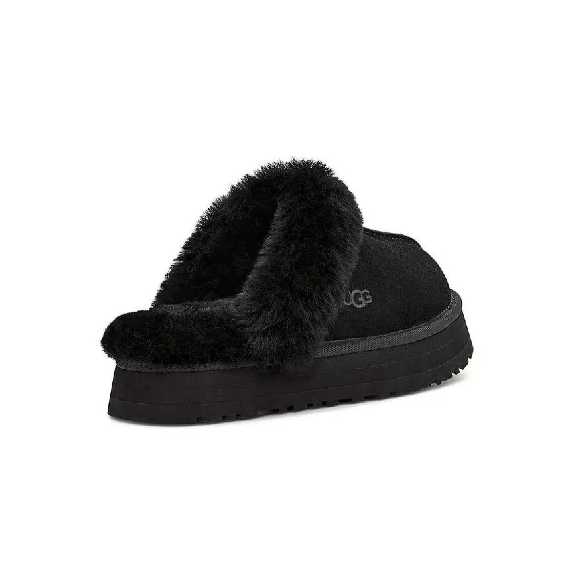 UGG Disquette – Pantofole con plateau nere