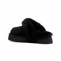 UGG Disquette – Pantofole con plateau nere