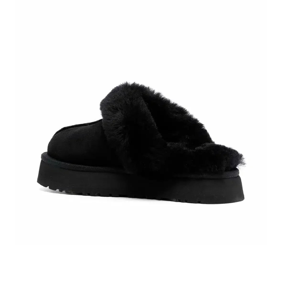 UGG Disquette – Pantofole con plateau nere