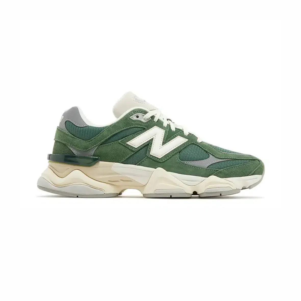 New Balance 9060 Sneakers lifestyle da uomo in pelle scamosciata verde Nori