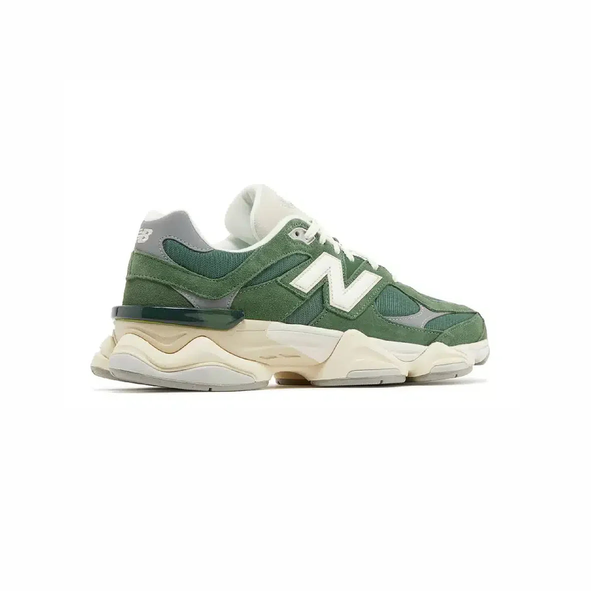 New Balance 9060 Sneakers lifestyle da uomo in pelle scamosciata verde Nori