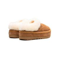 UGG Maxi Curly Platform – Pantofole Chestnut