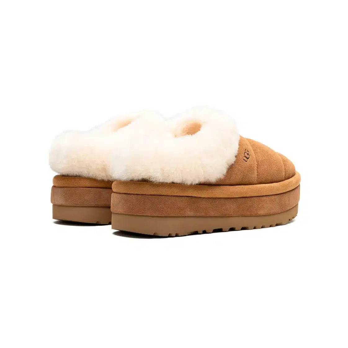 UGG Maxi Curly Platform – Pantofole Chestnut