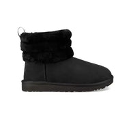 UGG Classic Mini Fluff Quilted – Stivaletti neri