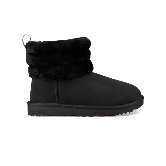 UGG Classic Mini Fluff Quilted – Stivaletti neri
