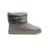UGG Fluff Mini Quilted – Stivaletti invernali grigio antracite