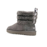 UGG Fluff Mini Quilted – Stivaletti invernali grigio antracite