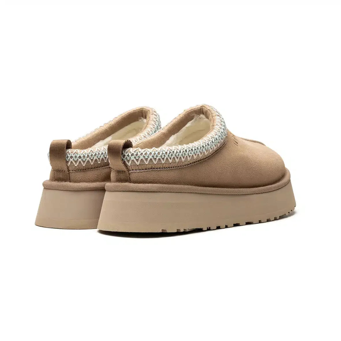 UGG Tazz – Pantofole Beige Sabbia con Plateau