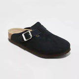 Birkenstock Boston Sabot classici in pelle scamosciata